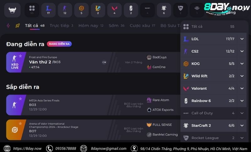 Esport 8Day 4 Sanh cuoc Esport 8DAY - Anh 4