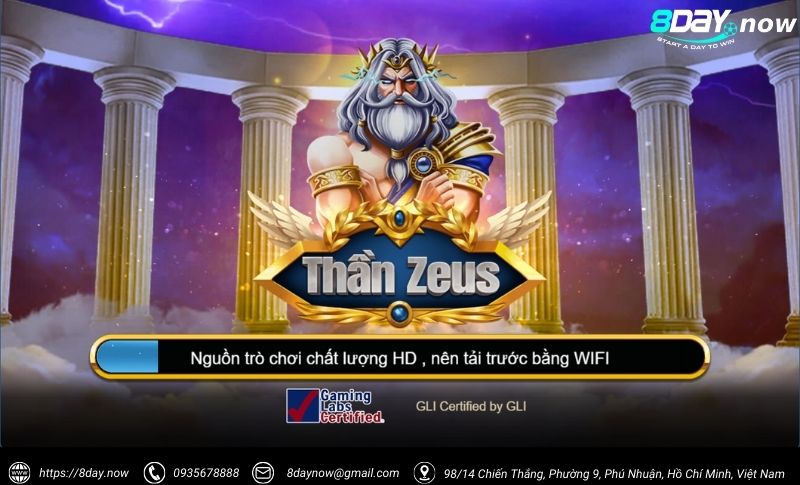 Slots 8DAY 8 Sanh game Slots 8DAY - Hinh 8: Tua game Zeus 8DAY