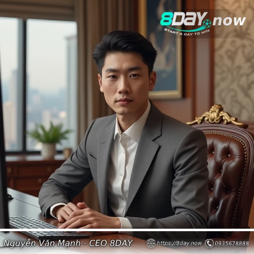 CEO Nguyễn Văn Mạnh 1 Chân dung Mr Nguyễn Văn Mạnh - CEO 8DAY